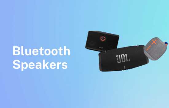 Bluetooth speakers — portable JBL and compact speakers